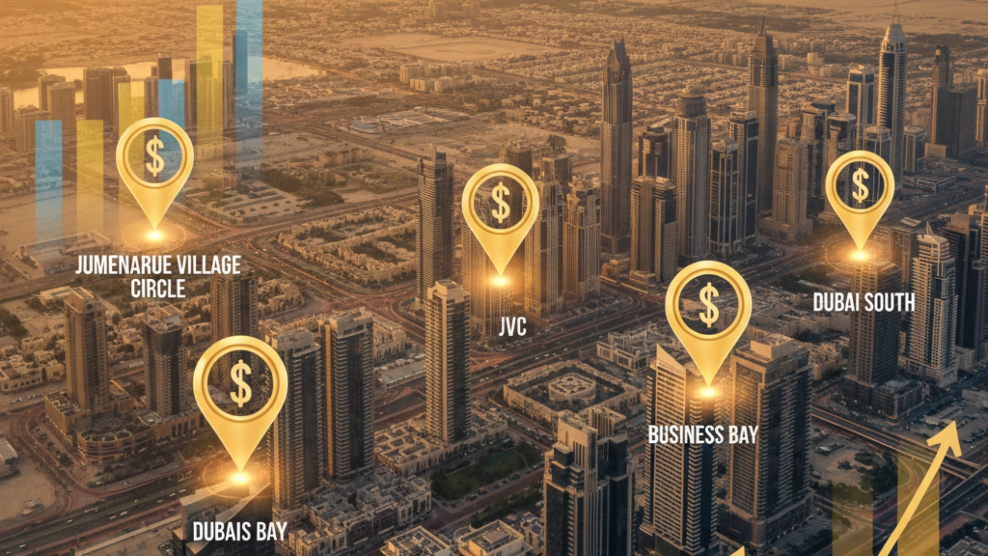 best areas for rental yield in Dubai